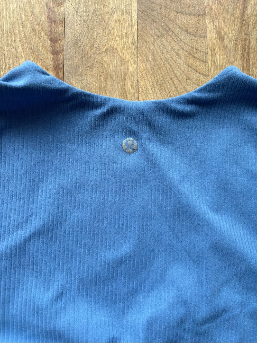 Lululemon athletica Periwinkle Blue Ribbed V-Neck Long Sleeve Top - Picture 5 of 6